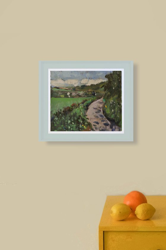 The Road to Burpham.