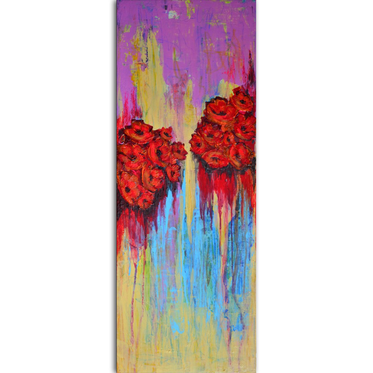 A Little Bit Poppies - Abstract home decor