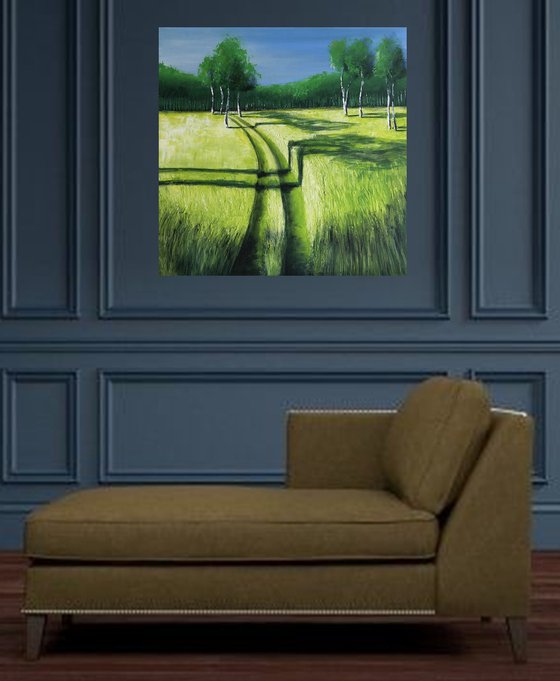 Spring and the Light  - Fields and Shadows Series