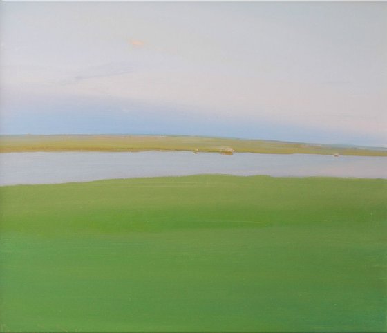 Mint evening 60x70cm