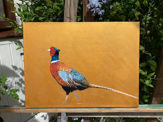 Pheasant ~ on Gold