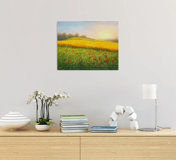 Wheat field in summer