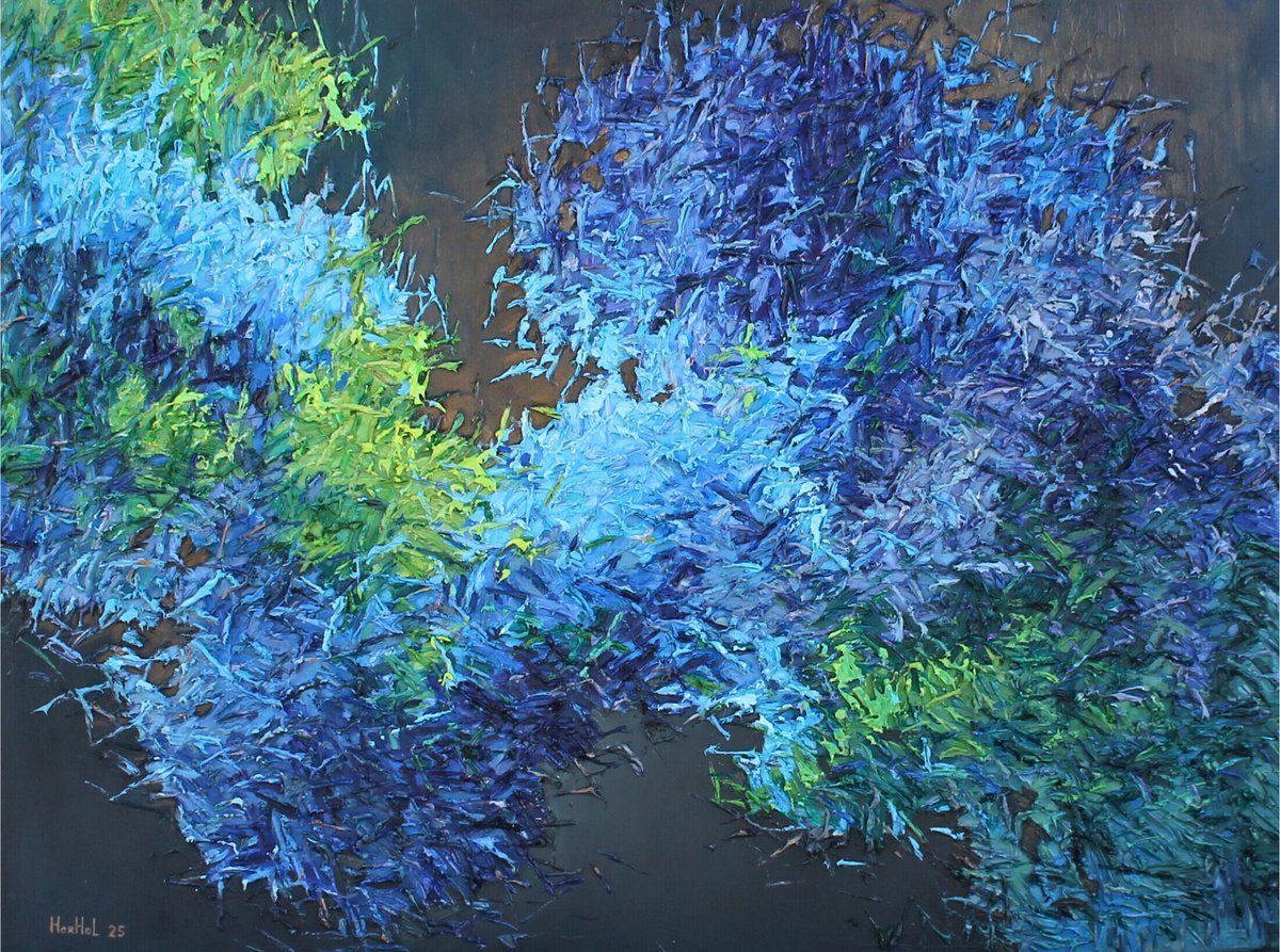 Flowering 114 By Olena Horhol, 31 X 24, Artwork For Sale On Artfinder