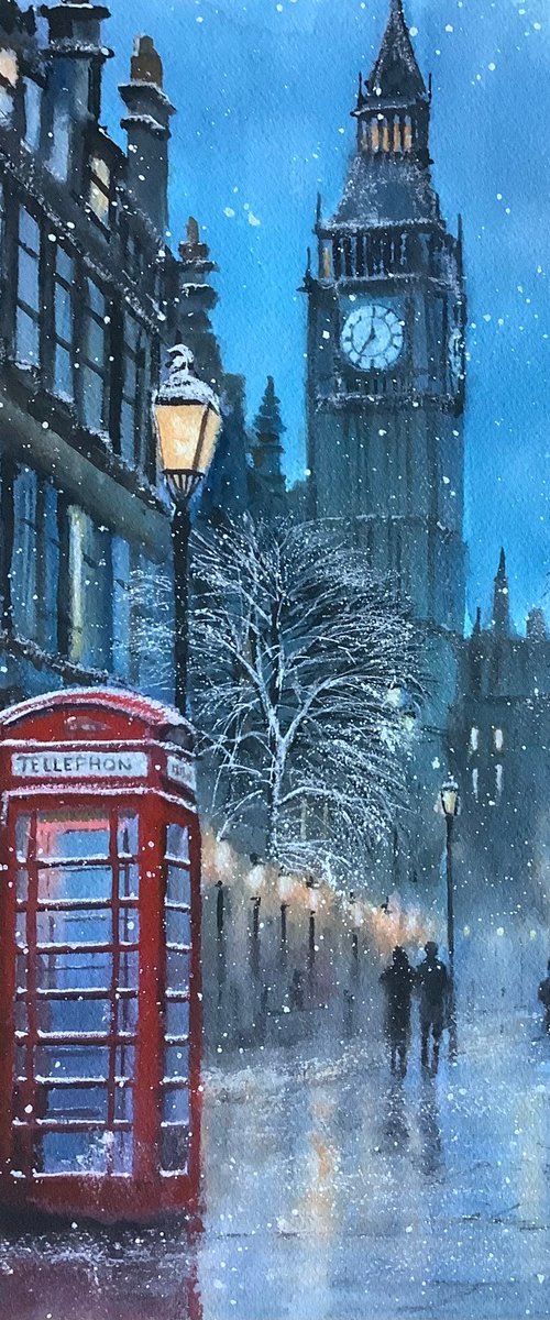 London city winter by Darren Carey