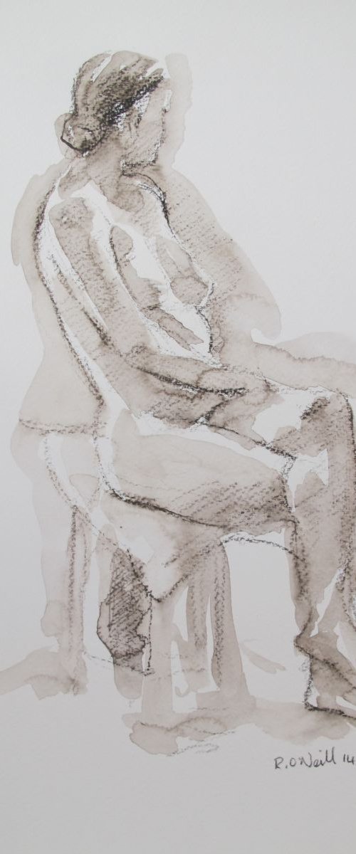 seated female nude by Rory O’Neill