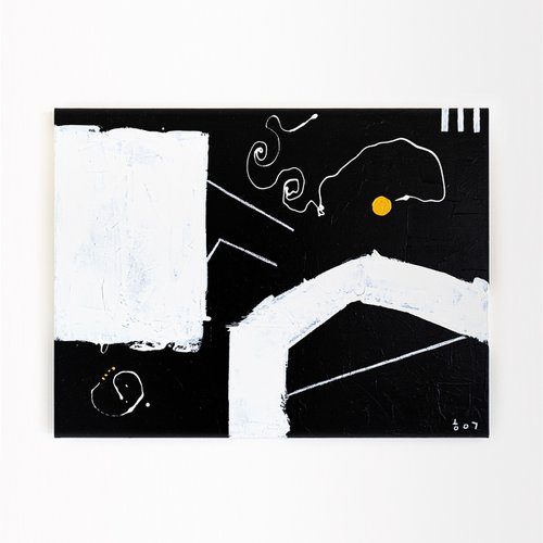In absentia (Original, 40"x30" | 101x76 cm) by Hyunah Kim