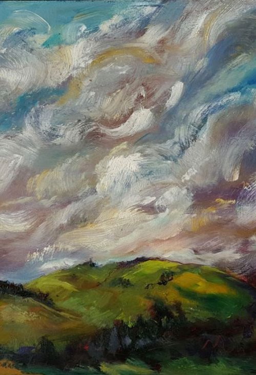 Rushing Clouds - Winter winds by Niki Purcell