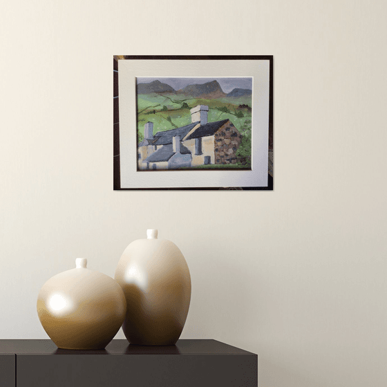 Farmhouse Dolgellau painting