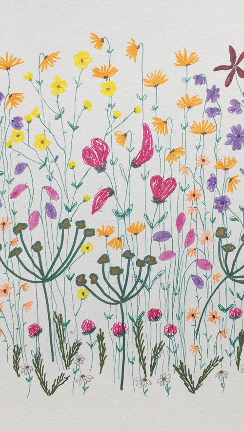 Flower meadow by Ruth Searle