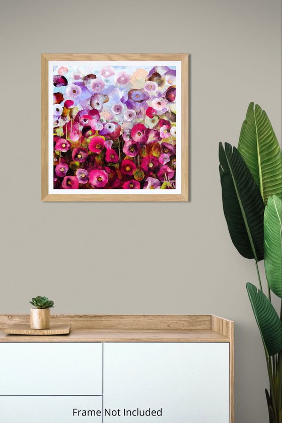Pink Petal Landscape