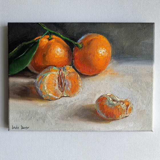 Clementine oil painting