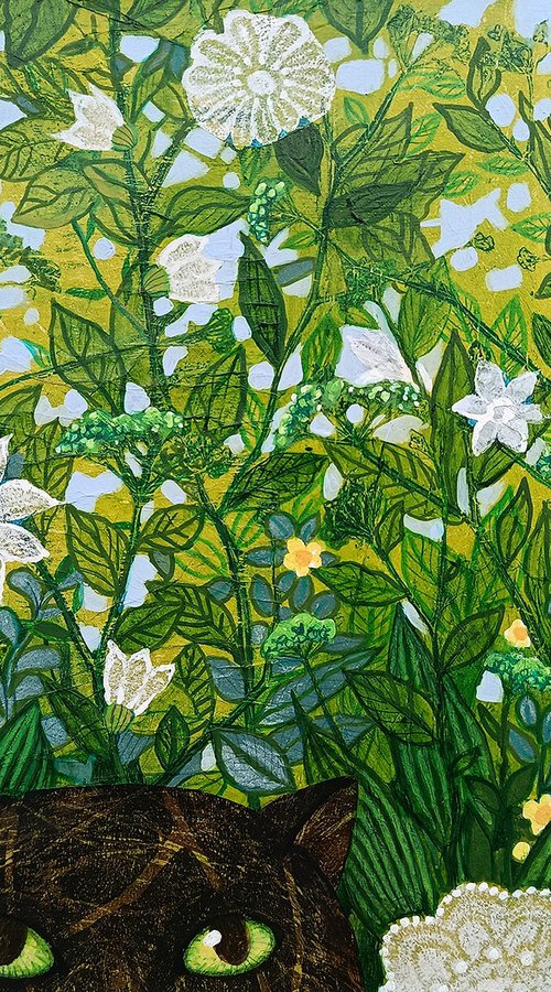 I walk in the garden all day by Margot Raven