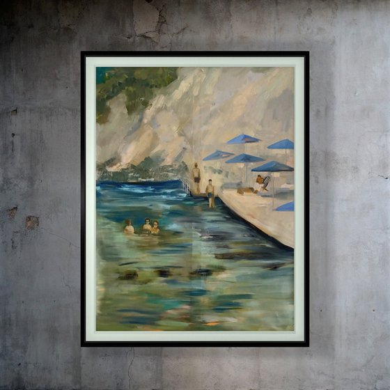 Quiet Waters at the Cliffside