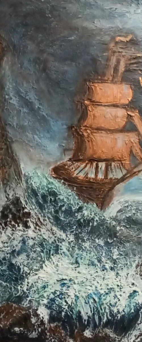 Storm on the Way to the Island by Xana Moon
