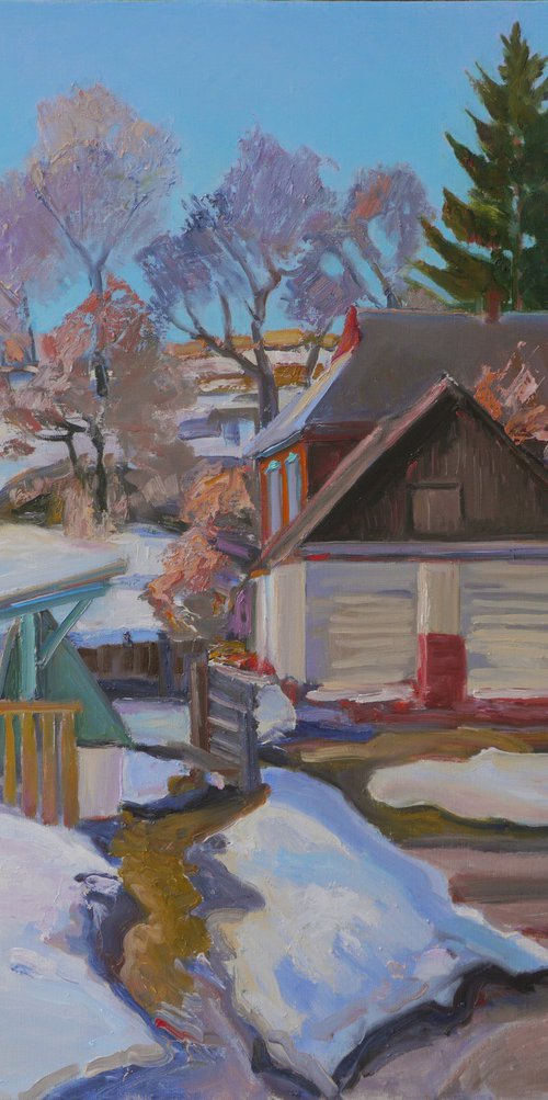 At the crossroads. Sedniv by Vyacheslav Onyshchenko