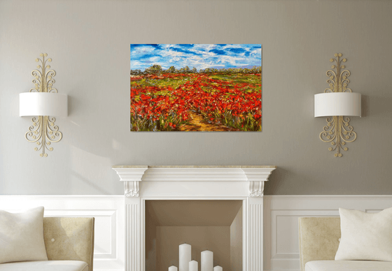 Path in the Field of Poppies