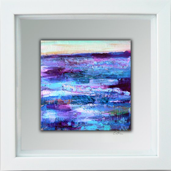 Framed ready to hang original abstract - abstract landscape #2