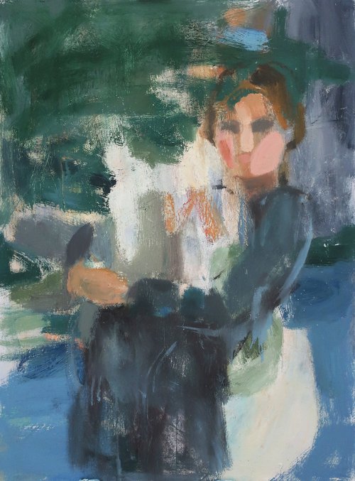 Oil painting Woman by Anna Shchapova