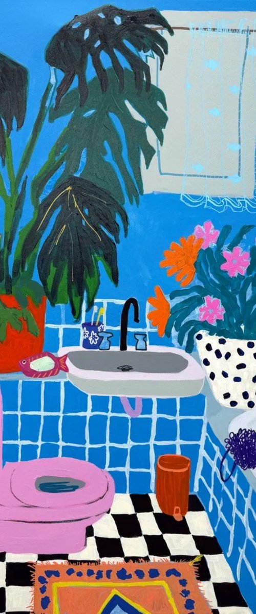 Playful Bathroom by Sasha Robinson