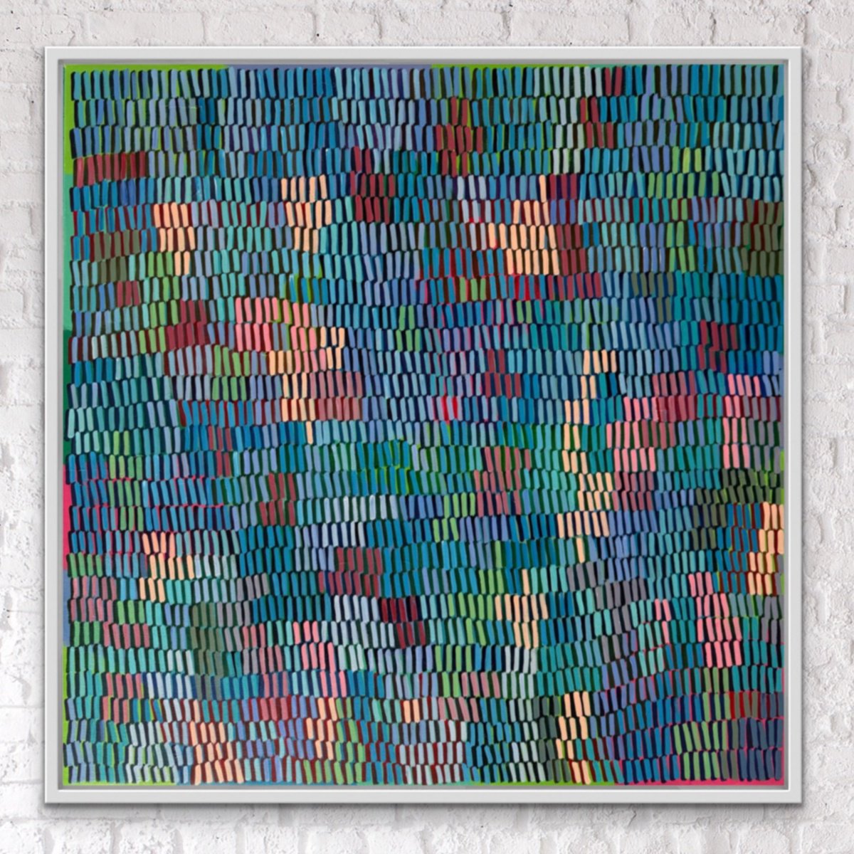 Expressive Abstract Acrylic Painting By Ketki Fadnis, 36 X 36", Sway With Me, Original Artwork