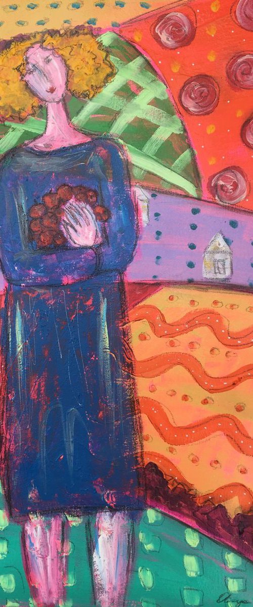 Apple harvest. Abstract by Anya Getter