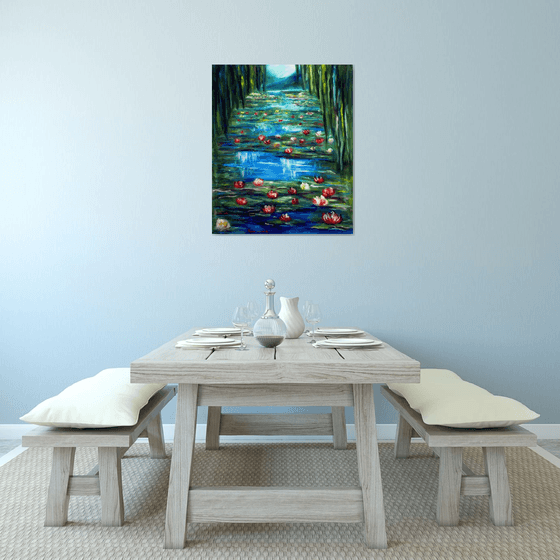 Monet Garden Water Lilies