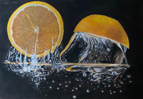 Orange making a ‘splash’ by Maxine Taylor