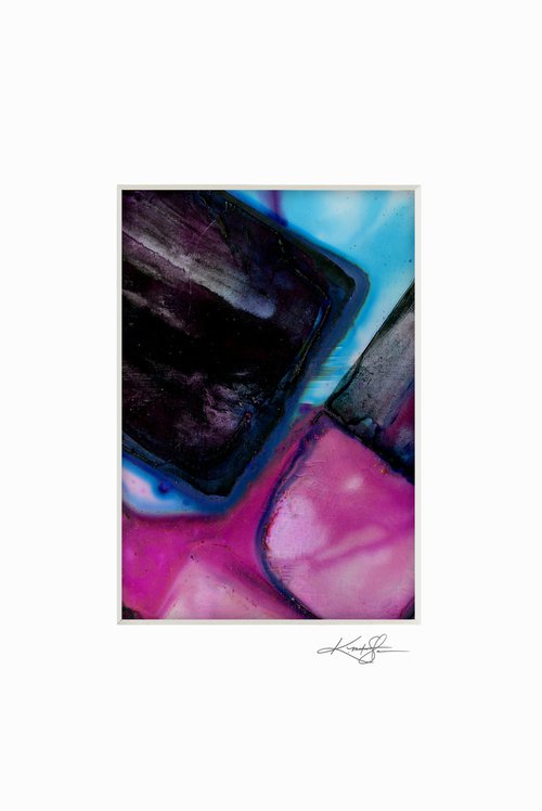 Abstraction 315 - Small abstract painting by Kathy Morton Stanion by Kathy Morton Stanion