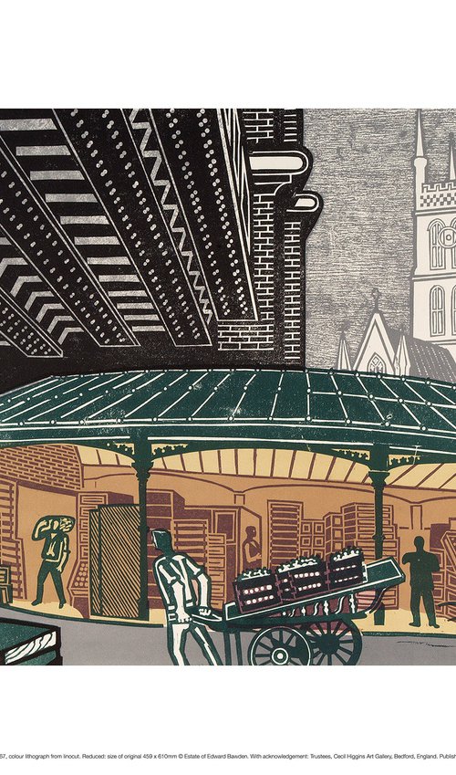 Borough Market by Edward Bawden