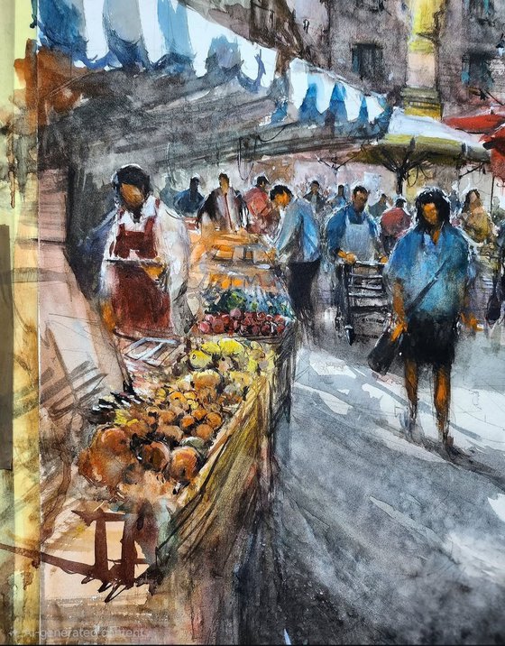 Colorful Market Place