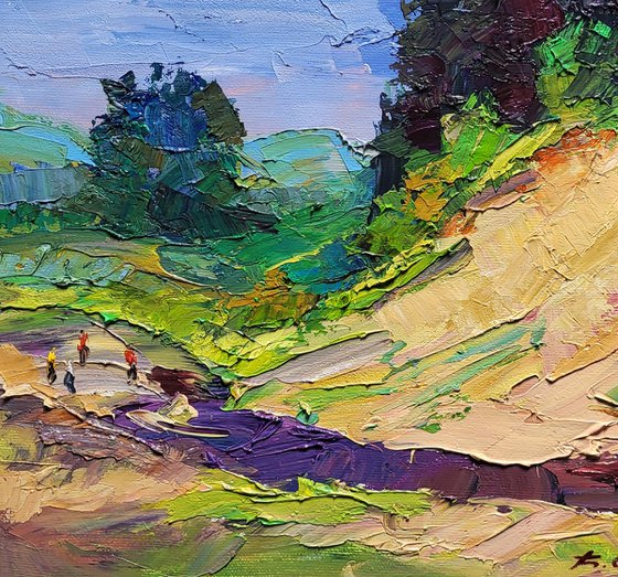 Near a Mountain Stream