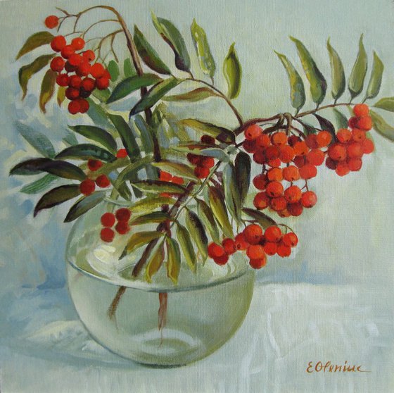 Still life with rowan