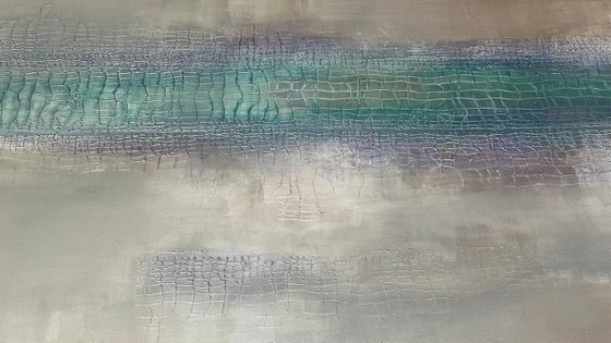 Silver Crocodile Skin Texture