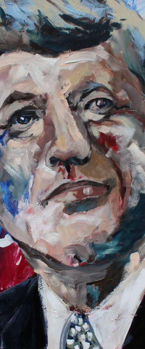 Icon - John F. Kennedy by Ken Vrana