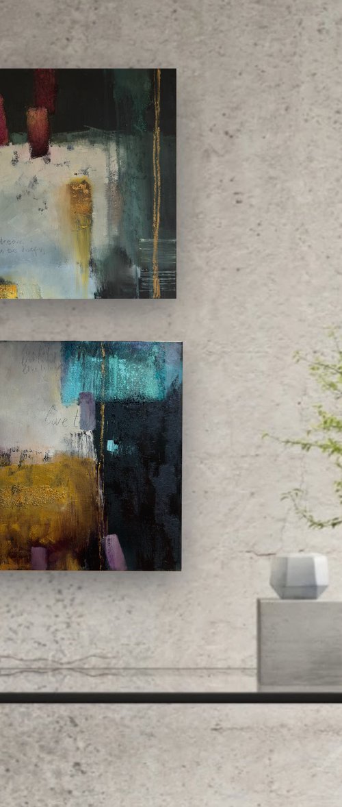 Abstract. Night adventures 2s by Olha Laptieva