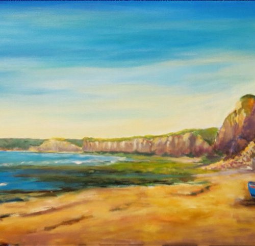 Normandy Beach by Maureen Greenwood