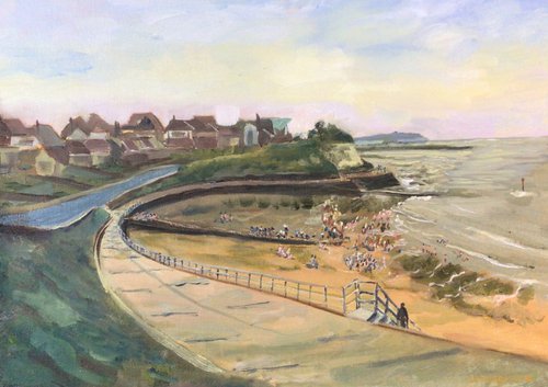 Westgate on Sea, an original oil painting by Julian Lovegrove Art