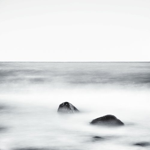 Rocks in the clouds (studio 30) by Karim Carella