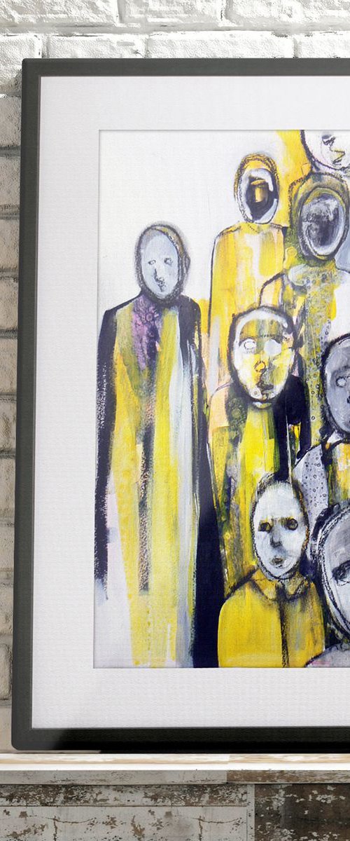 Study of a crowd #15 by Carolynne Coulson