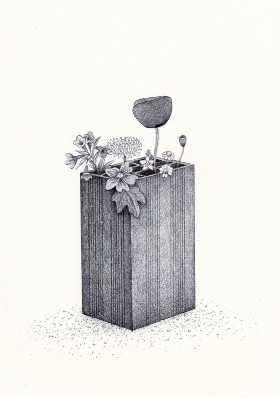 brick-vase