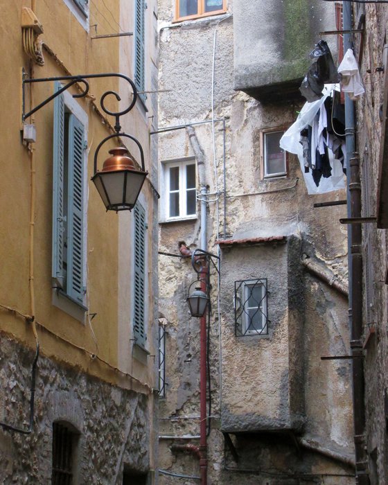 Old Town, Grasse, french village street scene