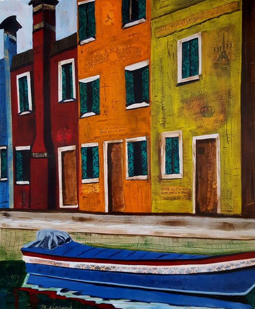 "French Harbor side" by Cathy Maiorano