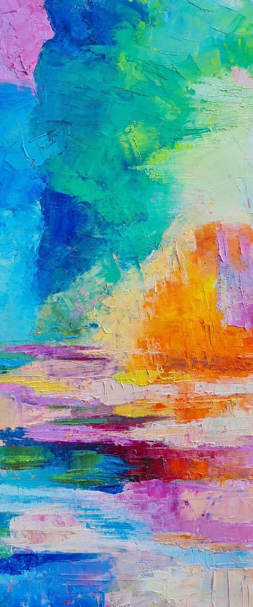 Zest for life (50x50cm) by Simon Tünde