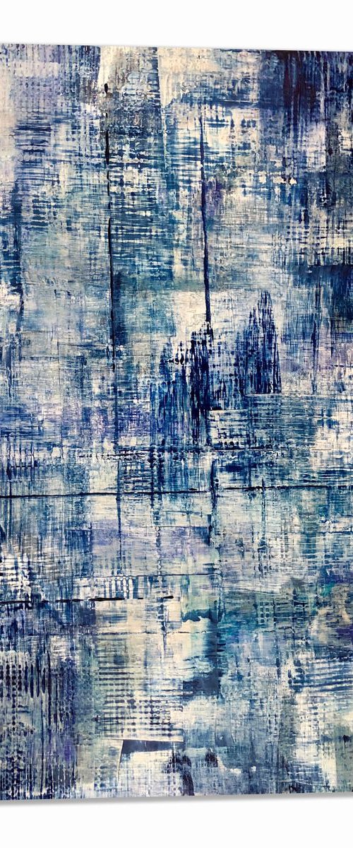 Gridlocked In Blue by Robert  Tillberg