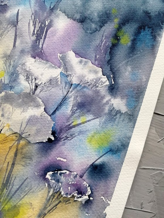 Wildflowers  painting.