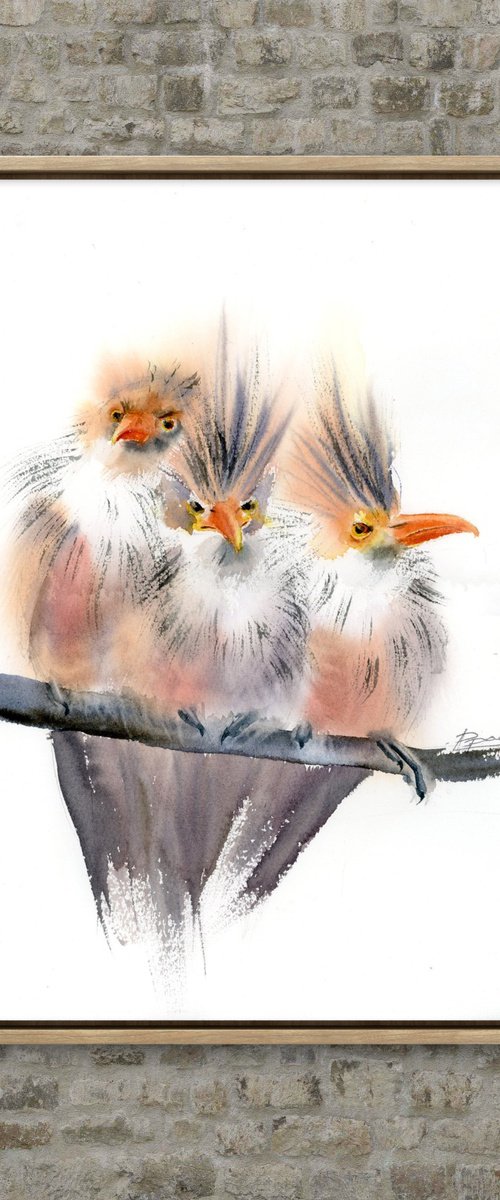 Fluffy Trio #2 by Olga Tchefranov (Shefranov)