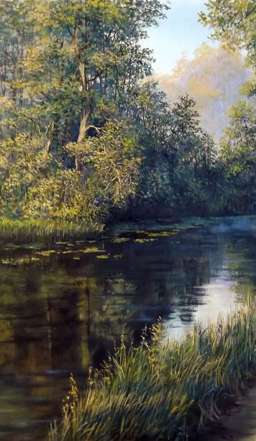 Autumn River by Oleg Riabchuk