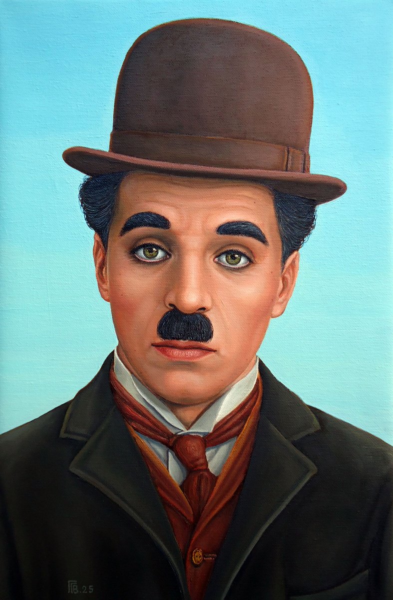 Photorealistic Portrait Oil Painting By Grigor Velev, 12 X 18, Wonder, Original Artwork