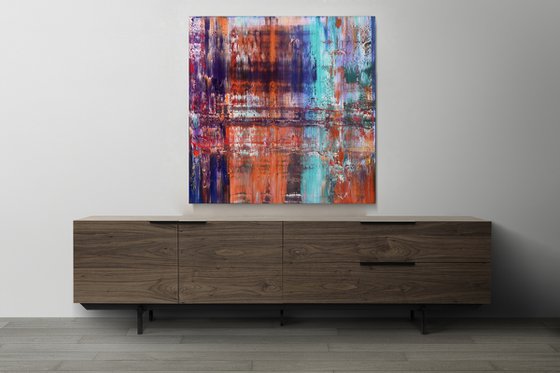 100x100 cm Original abstract painting Abstract artwork