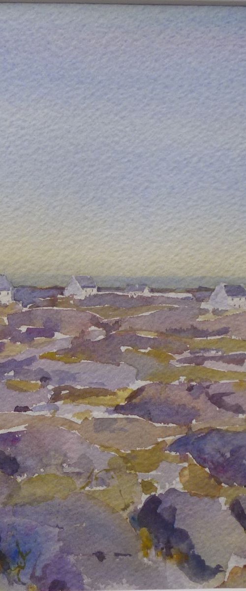 Cottages on Inishmore, Aran Islands by Maire Flanagan